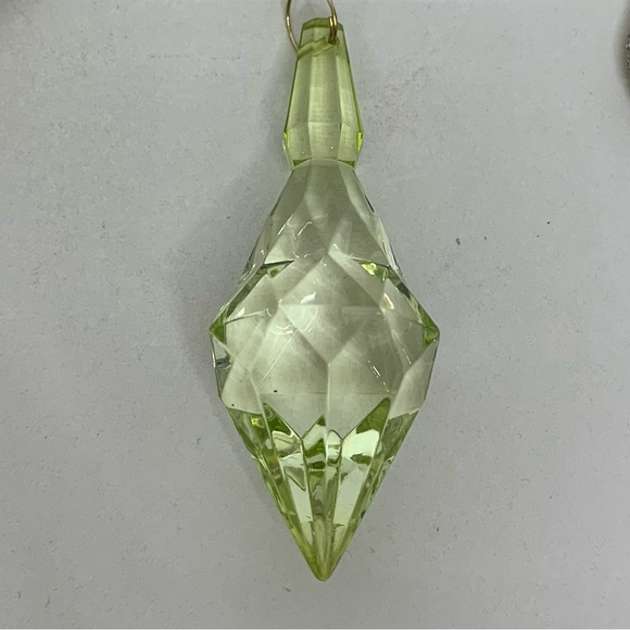 Glitter Butterfly & Snowflake Jewel Feminine Christmas Tree Ornaments Set Of 3 - Picture 4 of 9